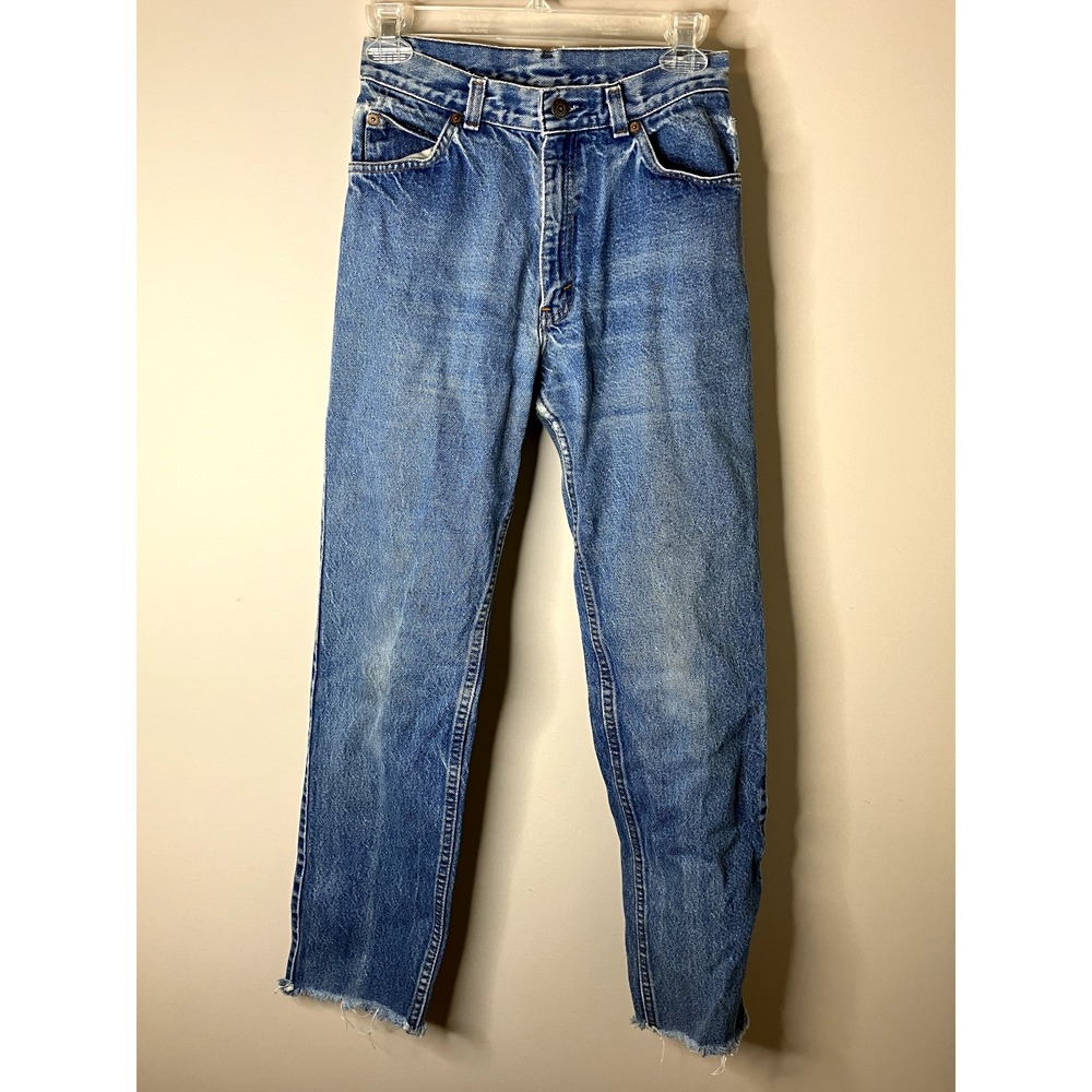 Vintage Levis Womens Mom Jeans Sz 9 23x28 Blue High Waisted
